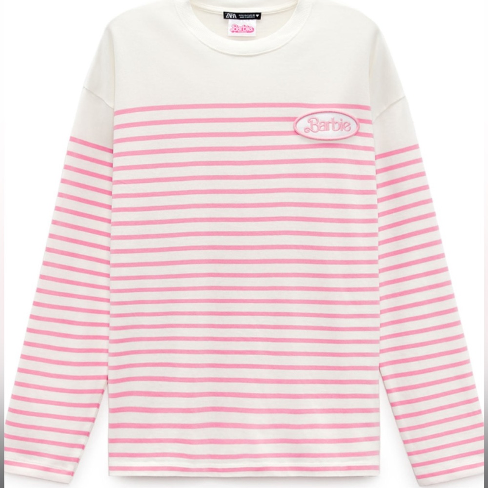 Zara Barbie Striped Top